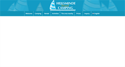 Desktop Screenshot of hejlsmindecamping.dk